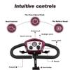 Folding Mobility Scooter for Seniors 4 Wheel Scooter for Adults Electric Medical Scooter Compact for Travel - Electric Powered Wheelchair Device - Compact Heavy Duty Mobile (Claret) view 3