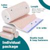AZEN 4in Premium 2 Pack Elastic Bandage Wrap, Compression Wrap Bandage for Legs, Ankle, Knee, Tummy, Body, Lymphedema Wraps for Legs, Latex-Free view 2