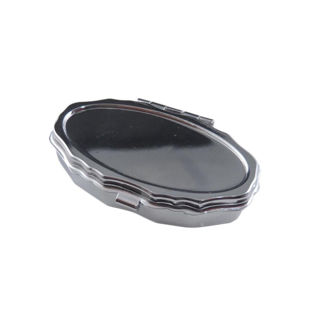 Anneome Metal Case for Daily Pill Storage Compartments Medicine Organizer Portable Daily Pill Case for Outdoors and Medical Kit