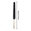 2 Pack Radiator Brush, Dryer Cleaner Vent Brush, 40 cm Long Flexible Pipe Refrigerator Coil Brush, Vent Cleaner Brushes with Wooden Handle for Refrigerators, Baseboards(Black) view 2