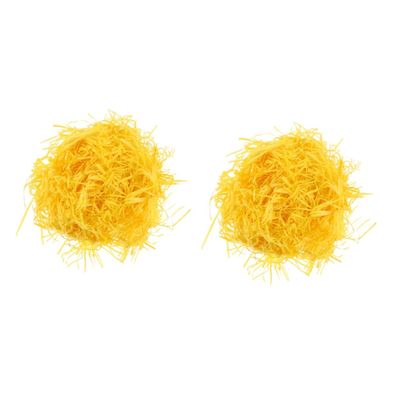 Mobestech 10packs Shredded Paper Filling Yellow Fillers for Party Supplies Wrapping Birthdays Weddings and Special Occasions