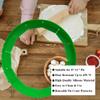 Adjustable Silicone Pie Crust Shields Baking Protectors Cover Ring Fits 8-11.4 Inch Pies Baking Pie Crust Shield Protector Cover for Edges (Green-1Pcs) view 3