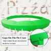 Adjustable Silicone Pie Crust Shields Baking Protectors Cover Ring Fits 8-11.4 Inch Pies Baking Pie Crust Shield Protector Cover for Edges (Green-1Pcs) view 4