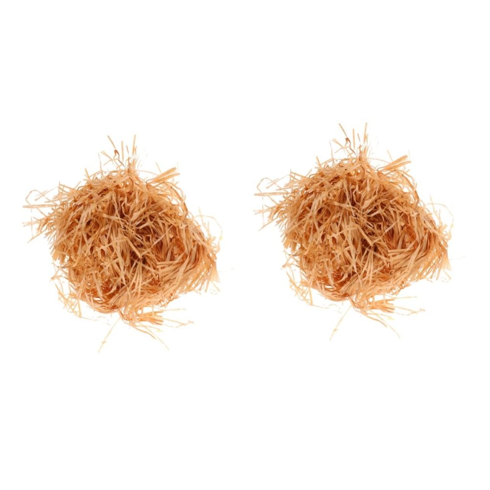 Mobestech 10packs Raffia Shredded Paper Filler Crinkle Cut Box Filling Material Khaki for Boxes Party Supplies and Seasonal Celebrations