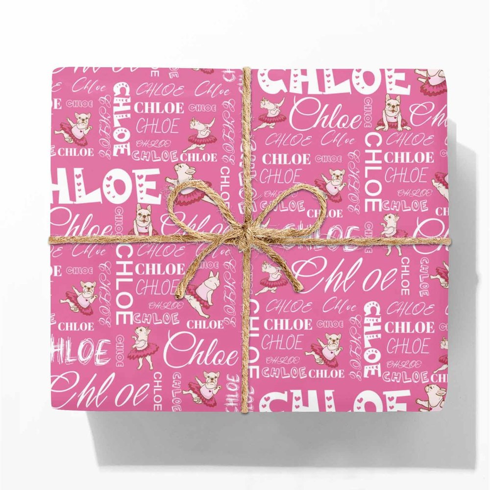 Customized Wrapping Paper Recycled Gift Wrapping Paper Animals, Pink for Adult Men Women Kids Baby for Birthday Anniversary Valentine Mother Father Christmas Day