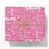 Customized Wrapping Paper Recycled Gift Wrapping Paper Animals, Pink for Adult Men Women Kids Baby for Birthday Anniversary Valentine Mother Father Christmas Day view 1