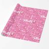 Customized Wrapping Paper Recycled Gift Wrapping Paper Animals, Pink for Adult Men Women Kids Baby for Birthday Anniversary Valentine Mother Father Christmas Day view 2