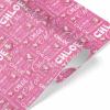 Customized Wrapping Paper Recycled Gift Wrapping Paper Animals, Pink for Adult Men Women Kids Baby for Birthday Anniversary Valentine Mother Father Christmas Day view 3