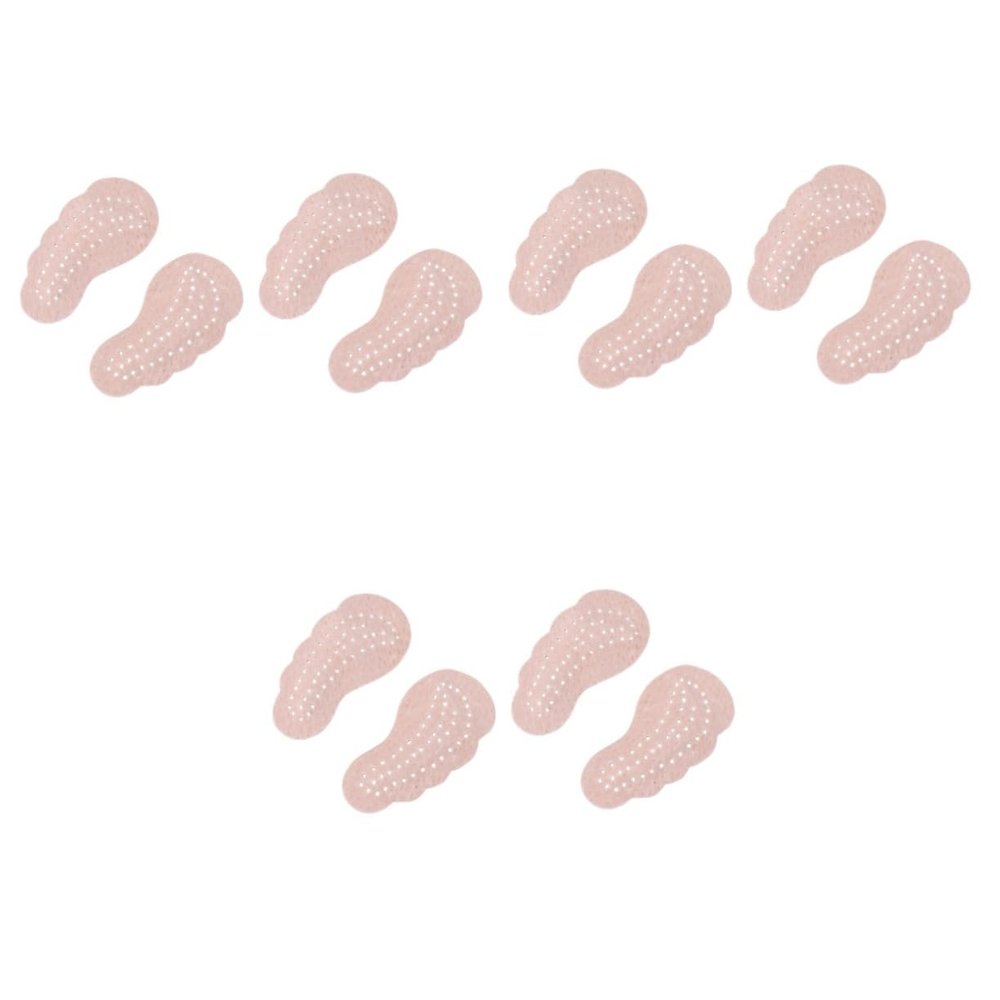 Healvian 6pairs Pigskin Forefoot Insoles Breathable Half Pads for Foot Heels Flats and Boots Washable Reusable Foot Pads for Metatarsal Support