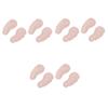 Healvian 6pairs Pigskin Forefoot Insoles Breathable Half Pads for Foot Heels Flats and Boots Washable Reusable Foot Pads for Metatarsal Support view 1