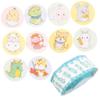 Gatuida 600pcs Cartoon Animal Pattern Mini Round Adhesive Bandages and Breathable for Boys and Girls and Adults Small Round Patches for Wounds Blisters and Scrapes view 2