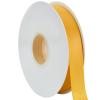 TONIFUL 7/8 Inch x 50yd Yellow Satin Ribbon Thin Solid Fabric Ribbon for Gift Wrapping, Floral Bouquets, Bows and Craft Making, Christmas Valentines Birthday Wedding and Party Decoration view 1