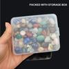 12 Kinds(100pcs+) Mini Healing Stones Tumbled Polished Stones for Reiki, Meditation, Jewelry Making, Home Decor, Bulk Crystal Stones Types as Random(Mix Crystals) view 3