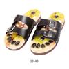 Acupressure Massage Slippers Massaging Shoes with Natural Stone Indoor Outdoor for Adults Elderly Gifts Universal Sandals, 39 to 40 view 3
