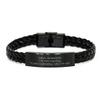 Funny Oral Surgeon Gifts, I'm not arguing, I'm just explaining, Appreciation Gag Braided Leather Bracelet for Oral Surgeon, Men, Women, Friends, Coworkers view 1