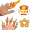 2 Pcs Finger Roller Massager and 5 Pcs Acupressure Massage Rings for Finger Hand Massage, Hand Blood Circulation Massage Roller Tools, Handheld Stress Relief Double Rubber Joint Roller Massager view 2