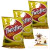 FIJI Twisties Cheese (Pack Of 3 x 250g) Unique Cheese Flavor Snack, Family Size Bag! view 3