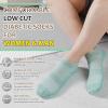 Bulinlulu Diabetic Socks for Men Women,6 Pairs Low Cut Non Binding Diabetic Socks,Ankle Seamless Socks for Men 6-9 9-12(Pure-Large) view 4