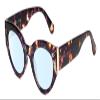 Calabria K+K ALEXANDRA Cat Eye Blue Light Filter Glasses +2.50 Violet Tortoise Havana Crystal Gold Women Chic Trendy Readers view 1