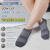 Bulinlulu Diabetic Socks for Men Women,6 Pairs Low Cut Non Binding Diabetic Socks,Ankle Seamless Socks for Men 7-9 9-11(B+W+G-Large) view 4