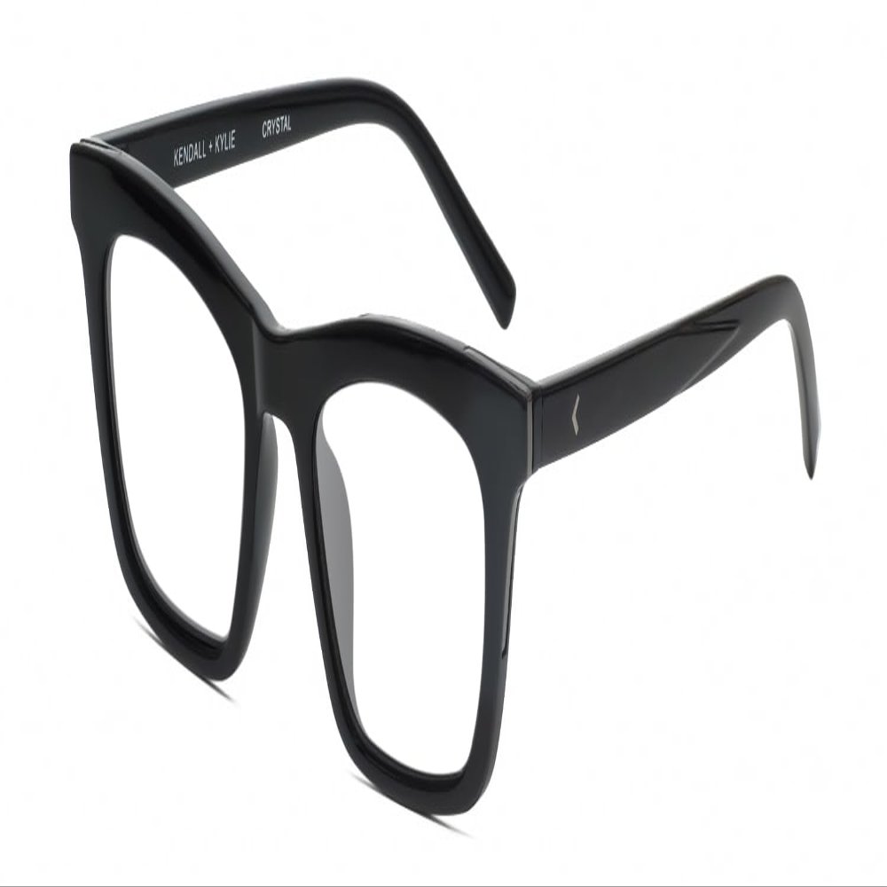 Calabria K+K CRYSTAL Panthos Reading Glasses +0.75 Black Womens Chic Fashion Ladies Designer Trendy Readers Stylish Eyeglass