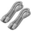 2-Pack CPAP Hose 4ft with 22mm Cuffs, Latex-Free CPAP Tubing Compatible with Most Machines, Lightweight CPAP Hose, Gray 19mm CPAP Tube, Easy to Attach CPAP Replacement Supplies view 1