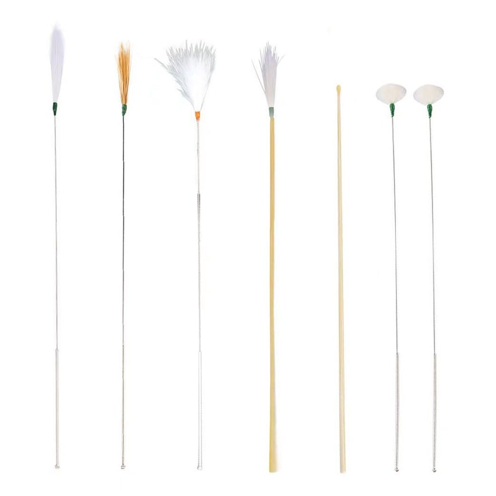7 Pieces of Bamboo Ear Spoons for Cleaning Earwax, Ear Digging Spoons for Adults and Children, Ear Canal Cleaning SetEar ScoopBamboo Ear Pick