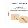 7 Pieces of Bamboo Ear Spoons for Cleaning Earwax, Ear Digging Spoons for Adults and Children, Ear Canal Cleaning SetEar ScoopBamboo Ear Pick view 2
