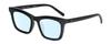 Calabria K+K CRYSTAL Panthos Blue Light Filter Reading Glasses +0.50 Black Womens Designer Trendy Readers Stylish Eyeglasses view 1