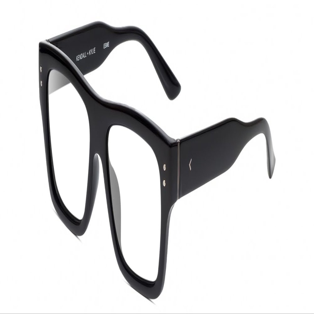 Calabria K+K ESME Square Reading Glasses +1.75 Gloss Gloss Black Women Chic Fashion Designer Trendy Readers Stylish Eyeglass