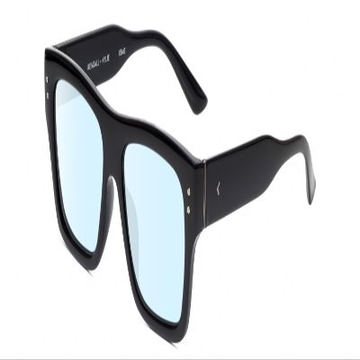 Calabria K+K ESME Square Blue Light Filter Reading Glasses +2.25 Black Women Designer Chic Trendy Readers Stylish Eyeglasses