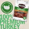 Jack Link's Turkey Jerky, Original, Jerky Bag - Flavorful Snack, Ready to Eat Protein Snacks with 13g of Protein per Serving, Made with 100% Turkey, Keto Friendly - 5 Oz. view 3