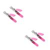 NOLITOY 4pcs Stainless Steel Nail Cutter Ergonomic Manicure Pedicure Tools for Artificial Natural Nails Precision Trimmer for Home Salon Use view 1
