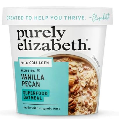 Purely Elizabeth Organic Oats, Instant Oatmeal, 1.76 oz Cup + King Combos QR Code Mixed pack with (Seasonal (Vanilla (12 count))