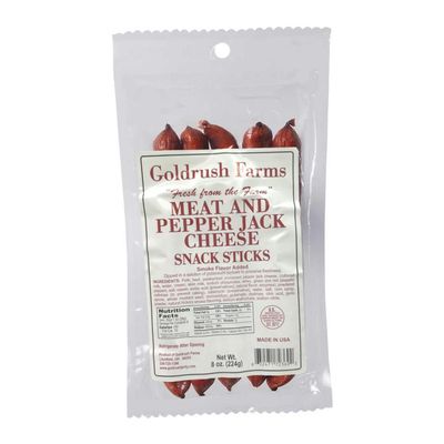Gold Rush Farms Fresh From the Farm Snack Sticks (Meat & Pepperjack Cheese), 8 oz.