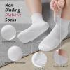 Revosoxs Diabetic Socks for Men Women,5 Pairs Bamboo Viscose Diabetic Ankle Socks for Women,Non-Binding Diabetic Socks(Bright-Large) view 3