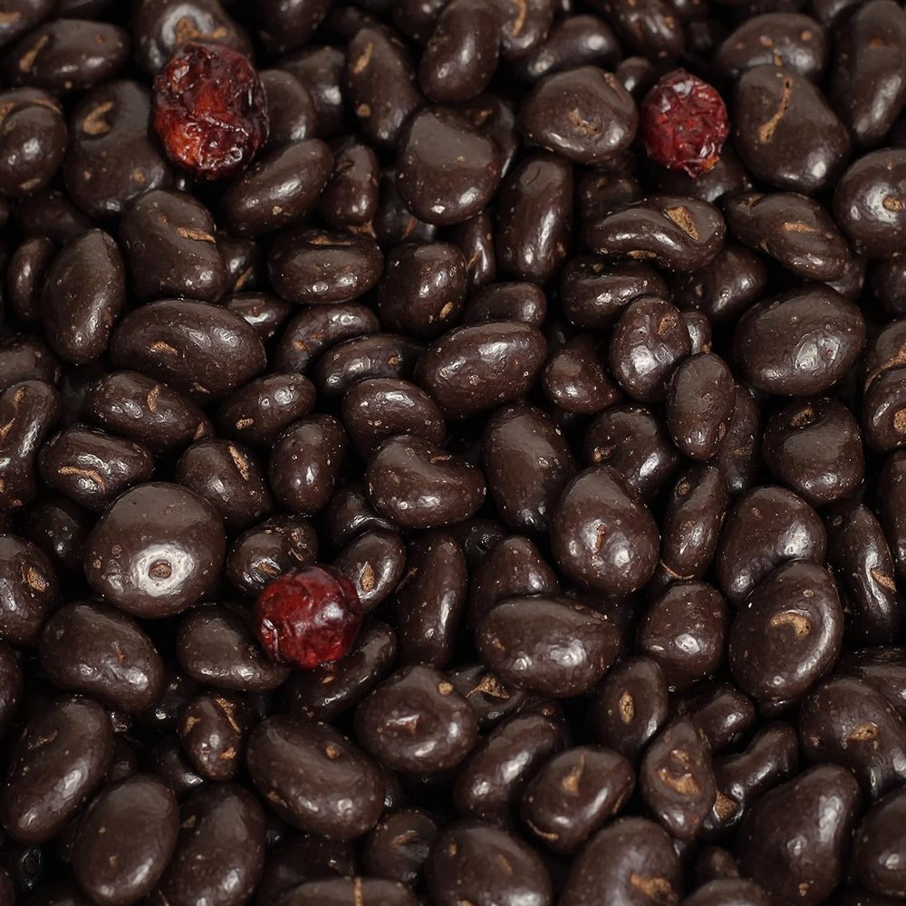 Dark Chocolate Covered Cranberries by Its Delish, 10 lbs Bulk Bag | Gourmet Dark Chocolate Cranberries, Healthy Snacks Chocolates Fruit, USA Made, Vegan, Kosher