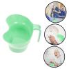 Bathroom Mouth Wash Cup, Portable Oral Care Tooth Brushing Cup, Patient Bed Mouthwash Cup with Handle, Emesis Trays Mouthwash Container, Mouthwash Basin Suitable for Elderly Patients view 3