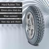 12 1/22 1/4 Electric Wheelchair Replacement Rear Wheels, Non-Inflatable Solid Rubber Tire with 11/16" (17mm) Bearings and Keyway 1/4" (6mm), Grey (1 Pair) view 4
