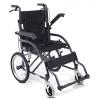 2 Pcs 16 Inch Manual Wheelchair Replacement Wheel, Non-Slip Solid/Inflatable Rubber Wheelchair Rear Wheels Assembly with 9/16" (14mm) Bearing (Color : Clear) view 2