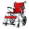 2 Pcs 16 Inch Manual Wheelchair Replacement Wheel, Non-Slip Solid/Inflatable Rubber Wheelchair Rear Wheels Assembly with 9/16" (14mm) Bearing (Color : Clear) view 3