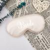 Customized Bride Eye Masks, Personalized Sleeping Masks for Women, Satin Eye Masks for Sleeping, Bachelor Party Gifts, Bride to Be Gift, Hen Party Sleep Mask, Wedding Gift view 4