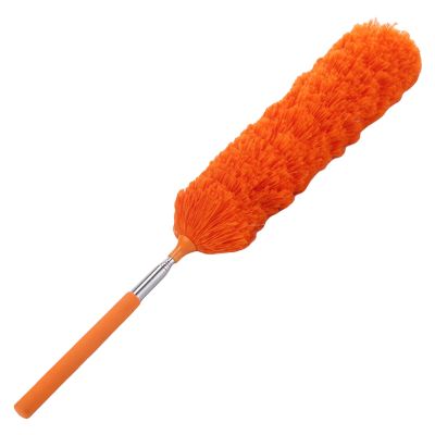 Fiber Dusting Brush, Multifunctional Extendable Dusting Wand, Washable Ceiling Duster, Cobweb Ceiling Duster with Extension, Cleaning Feather Dusters for Cleaning Ceiling Fan Furniture