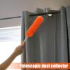 Fiber Dusting Brush, Multifunctional Extendable Dusting Wand, Washable Ceiling Duster, Cobweb Ceiling Duster with Extension, Cleaning Feather Dusters for Cleaning Ceiling Fan Furniture view 3