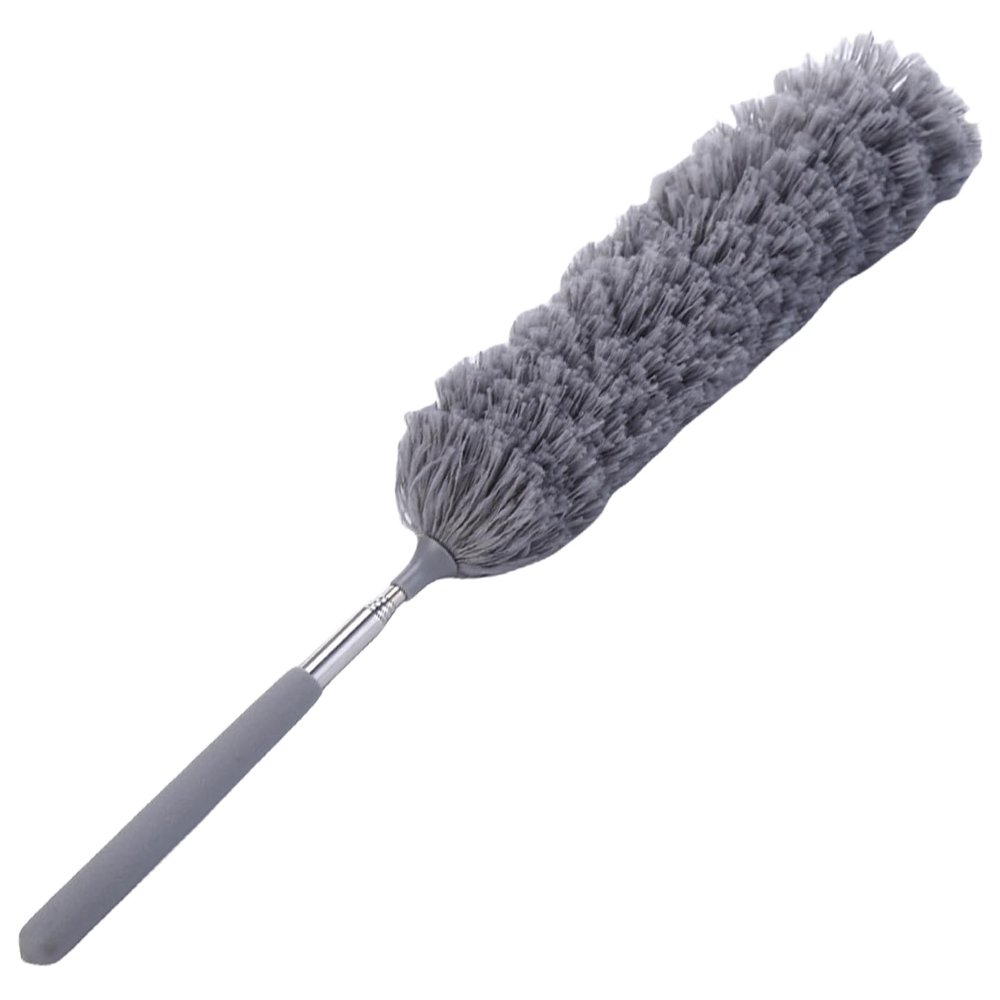 DYOG Fiber Dusting Brush, Multifunctional Extendable Dusting Wand, Washable Ceiling Duster, Cobweb Ceiling Duster with Extension Pole, Cleaning Feather Dusters for Cleaning Ceiling Fan Furniture