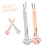 Mobestech 6pcs Stainless Steel Tongue Scrapers Handle for Bad Breath Removal and Oral Lightweight Portable Cleaning Tools for Adults and Travel view 2
