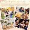 AIOMOB 50 Pack He Popped the Question Popcorn Bags Engagement Party Favors Decorations She Said Yes Sticker Clear Popcorn Favor Bags for Engagement Party Bridal Shower Wedding Supplies view 3