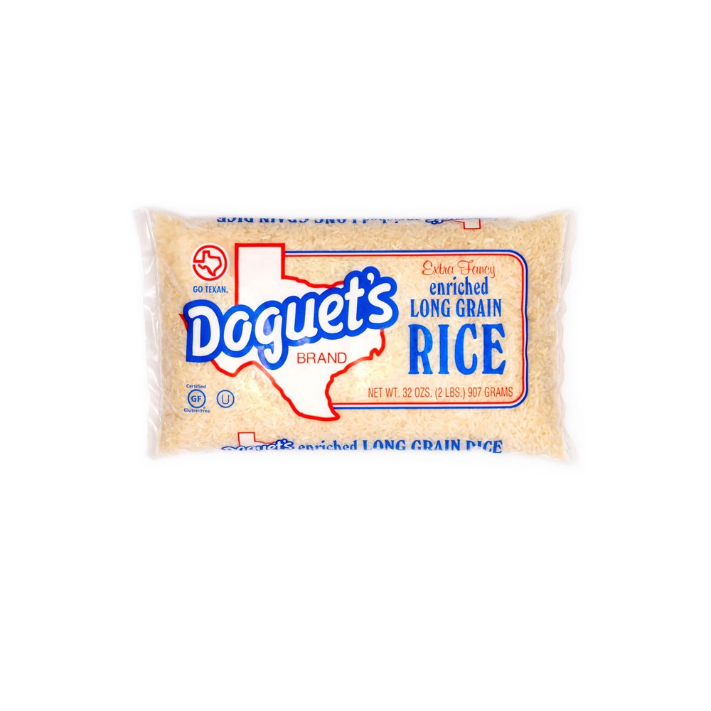 Doguet's Long Grain White Rice - Premium Extra Fancy, 2lb Bag