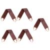 Ipetboom 5pcs Back Lotion Applicator Tool Lightweight Durable Self-tanning Oil Painting Tool Stretching Beautify Tape for Easy Application for Home Travel Brown view 1
