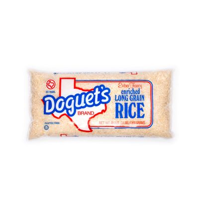Doguet's Long Grain White Rice - Premium Extra Fancy, 3lb Bag